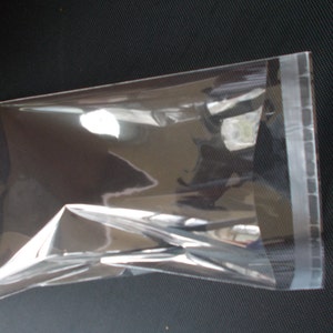 100 Crystal Clear Self Adhesive Seal Resealable Cello OPP MULTI-SIZED Packaging Packing Bags