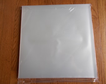 200 Plastic Outer Sleeves Vinyl  Record 12" LP Album Plastic Covers Clear Poly Bags