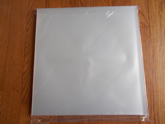 100 Plastic Outer Sleeves Vinyl Record 12 LP Album Plastic Covers