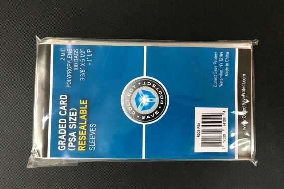 Psa Graded Card Poly Bags 100 Sleeves Snug Fit Psa Skin Tight for Psa Slabs Psa Sleeves New - Etsy Psa Graded Card Poly Bags 100 Sleeves Snug Fit Psa Skin Tight for Psa Slabs Psa Sleeves New - Etsy