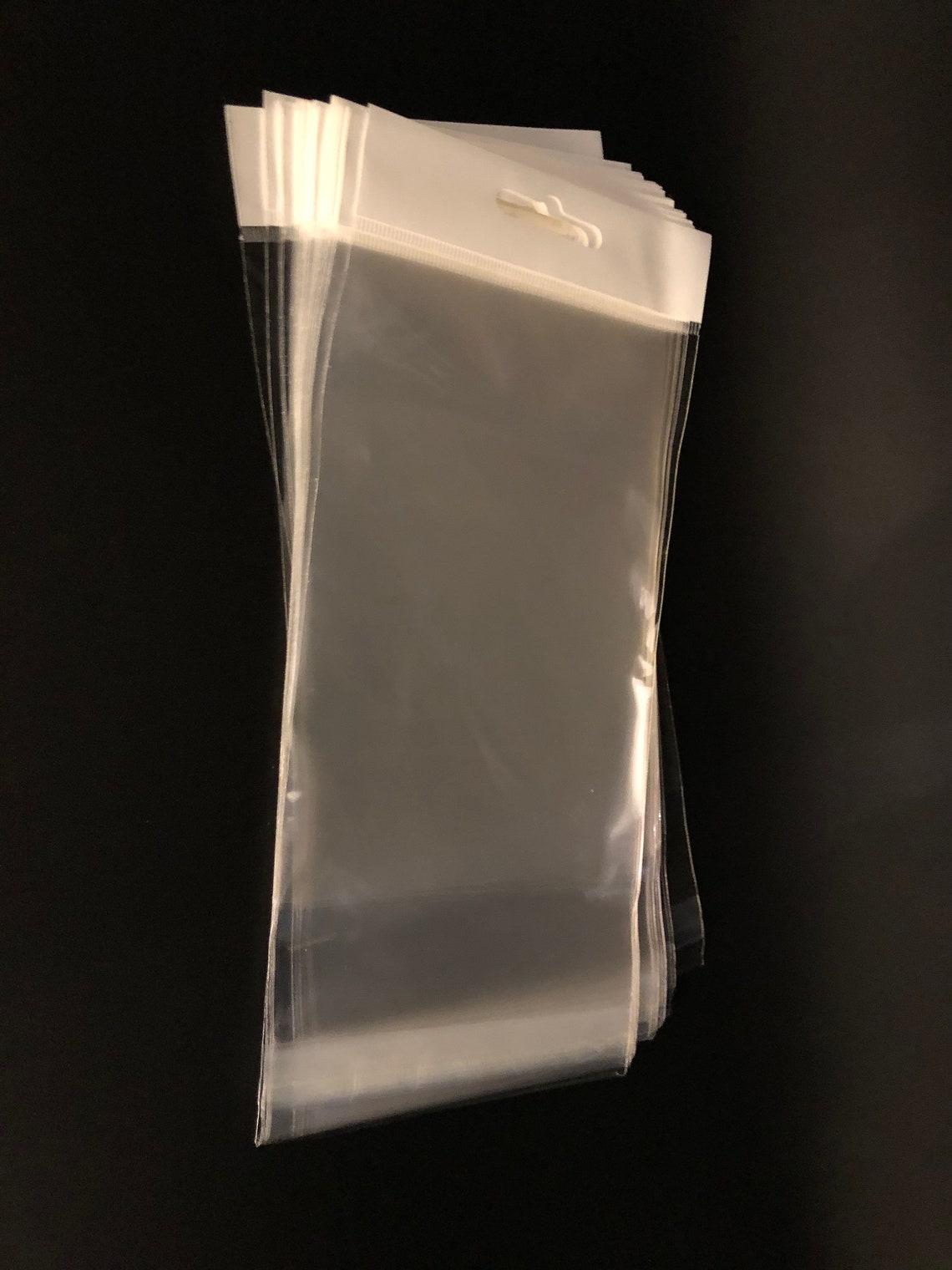 100 Clear Cello Bags Hang TOP Resealable Self Adhesive OPP Etsy