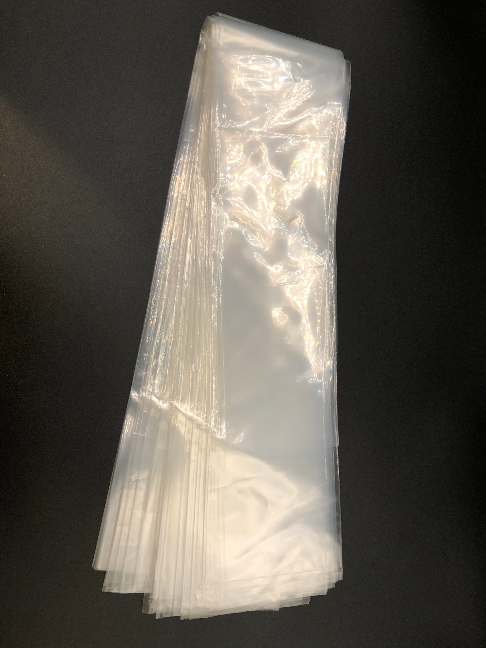100 Clear Poly Bags 3 X 26 Plastic Poster Sleeves Open Top Etsy Hong Kong