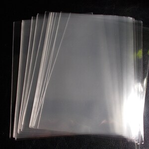 100 9 x 12"  Clear Flat Cello Bag Plastic Envelopes Cellophane Bag Sleeves Open End Packaging