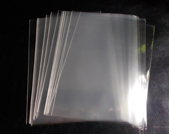 100 9 x 12"  Clear Flat Cello Bag Plastic Envelopes Cellophane Bag Sleeves Open End Packaging
