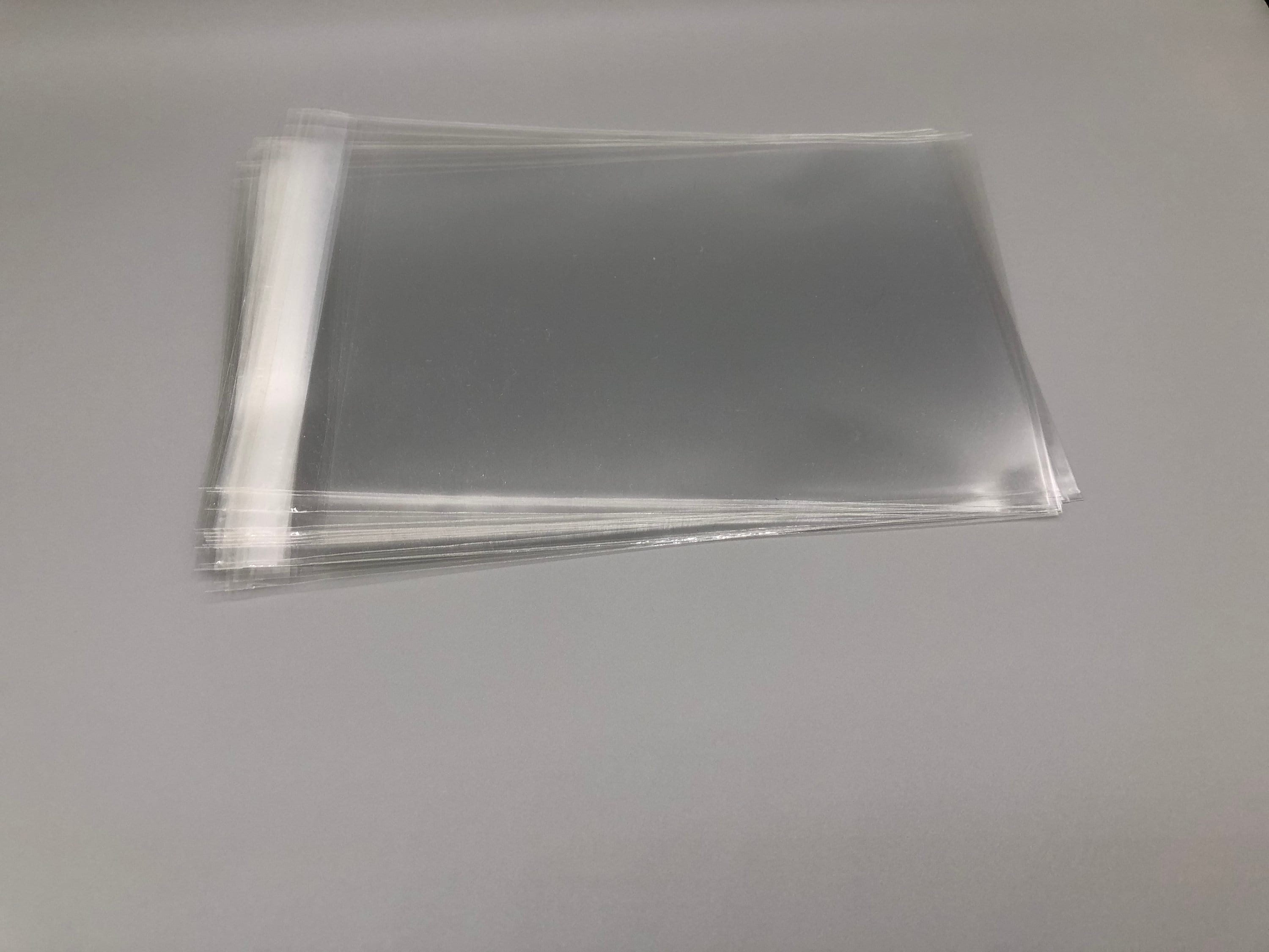  AUEAR, 5x7 (100 Pack) Clear Plastic Sleeves - Acid Free  1.6mil Crystal Resealable Clear Bags -Fit for 5x7 Art Prints, Photos, Cards  & Envelope : Office Products