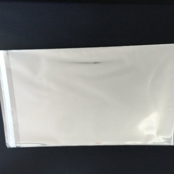 25 - 11 x 17 (11 1/4" x 17 1/4") Resealable Clear Art Print Photography Sleeves Cellophane Ledger Tabloid 2 Mil