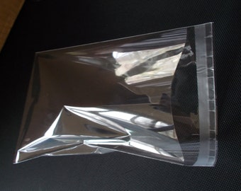 100 9 X 12 Clear Resealable Poly Cello Bag Plastic Envelopes Cellophane Bag  Sleeves 