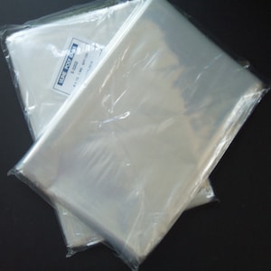 200 9x14 Clear Poly Bags 1Mil LDPE Plastic Shirts Open Top Packing Baggie 