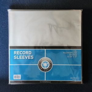 500 Record Outer Sleeves Vinyl  Record 12&quot; LP Album 33 RPM Plastic Covers Clear Bags