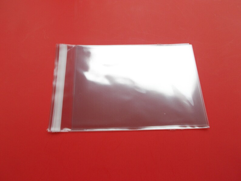A2 Cello Sleeves 4 3/8 X 5 3/4 Card Resealable Poly Cellophane Etsy