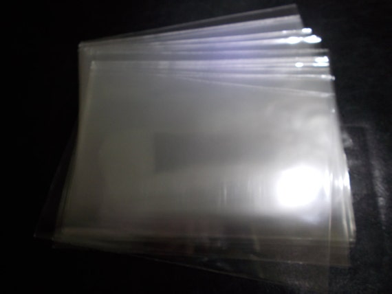 100 9 X 12 Clear Flat Cello Bag Plastic Envelopes Cellophane Bag Sleeves  Open End Packaging 