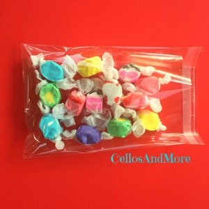 100 Crystal Clear Self Adhesive Seal Resealable Cello OPP MULTI-SIZED Packaging Packing Bags image 2