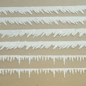 Eiszapfen- Putzhäuser- Kleine Dorfhäuser