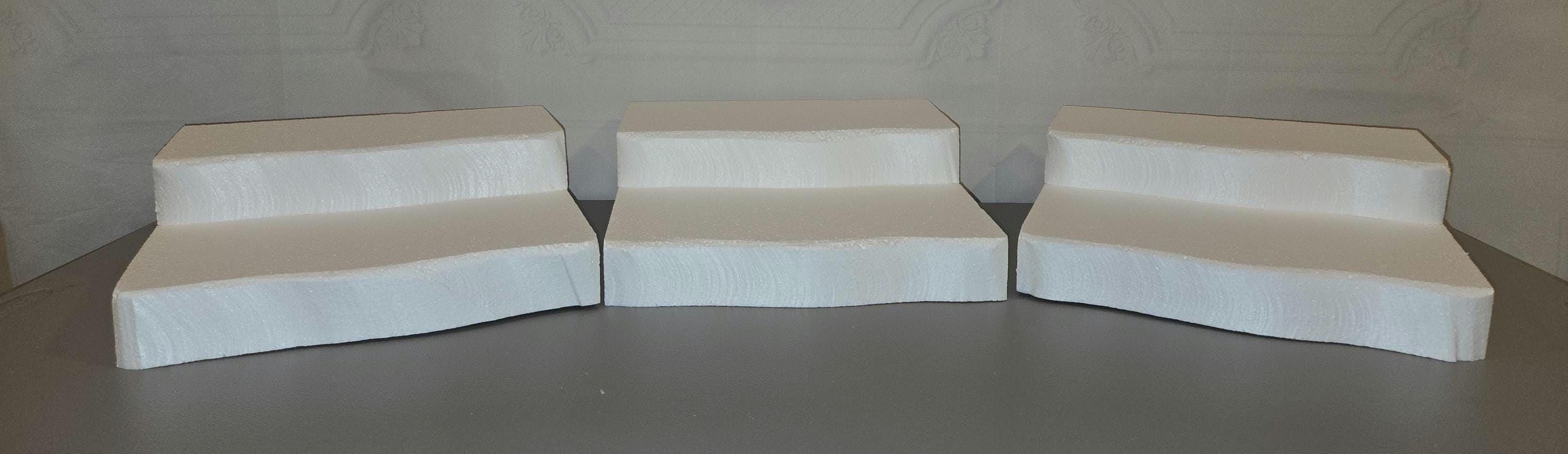 Winter Styrofoam Platform/Base for Christmas Village Displays