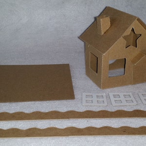 Casas con purpurina de La Villita - Bricolaje: pinta, añade purpurina y decora - Casa STAR COTTAGE