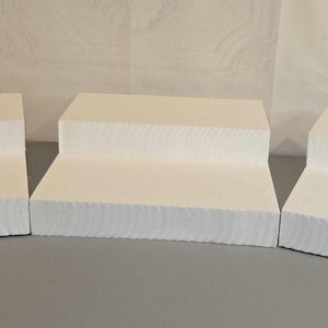 Snowy Edge Styrofoam Platform/Base for Christmas Village Displays