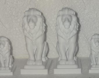 Mini Lion Statues- set of 2