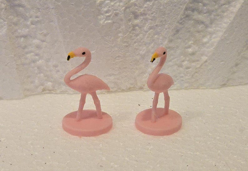 Mini Flamingo Mini Flamingo - Great for Crafts, Cardboard Houses, and Fairy Houses ...