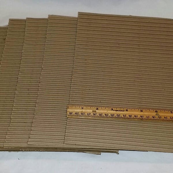 9" x 12" Corrugated Sheets - Quantity 5