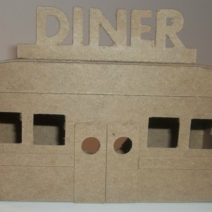 Domki Putz z tektury Little Village na Boże Narodzenie - Diner
