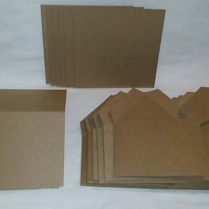 Cardboard - DIY 7 1/2" Tall  Dog House - Set of 6 - Flat