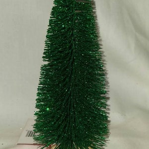 7 1/2" Green Metallic Tree