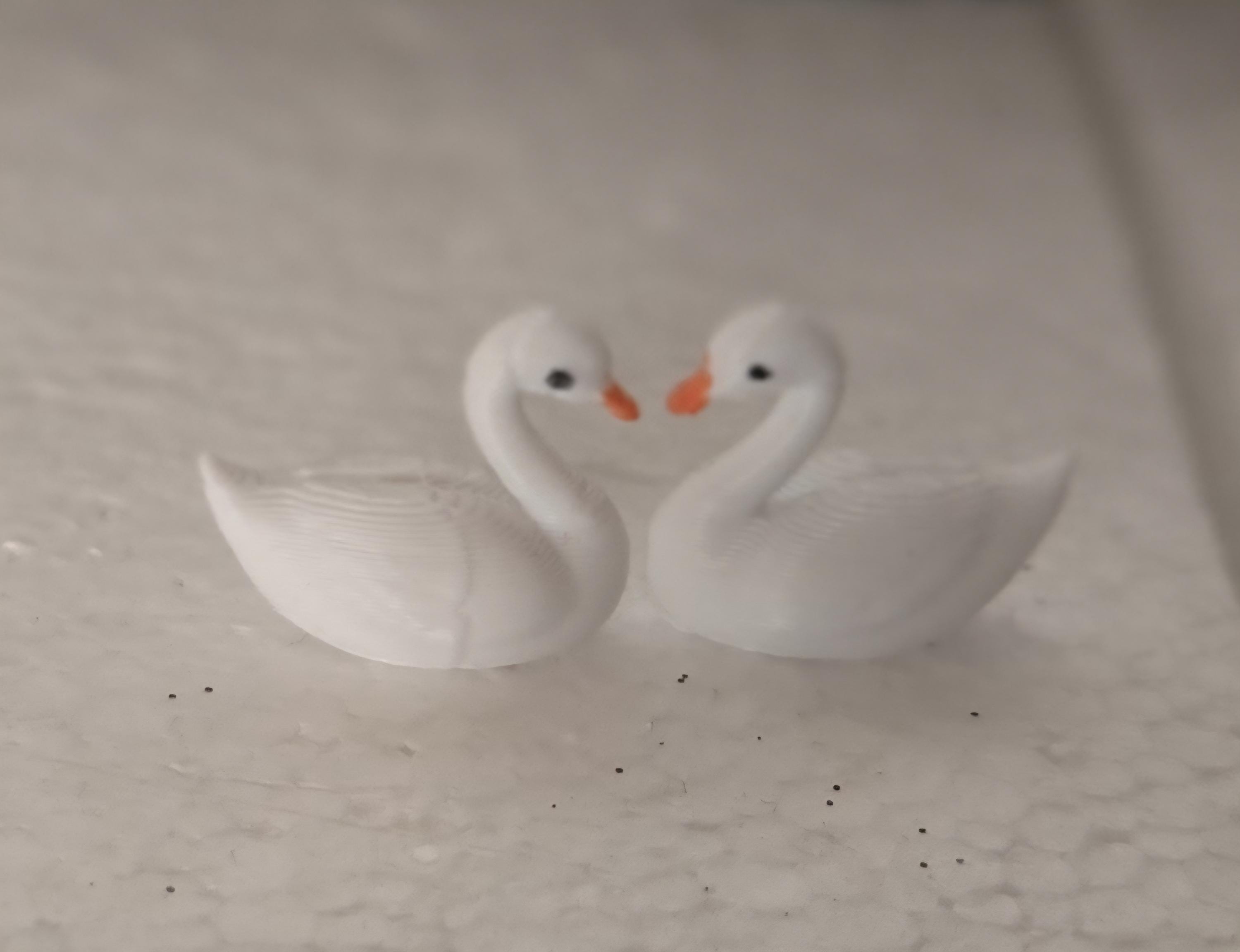 Mini Swans Mini Swans- Set of 2 - Etsy