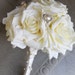 Ivory Garden Rose Bouquet - Etsy
