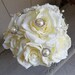 Ivory Garden Rose Bouquet - Etsy
