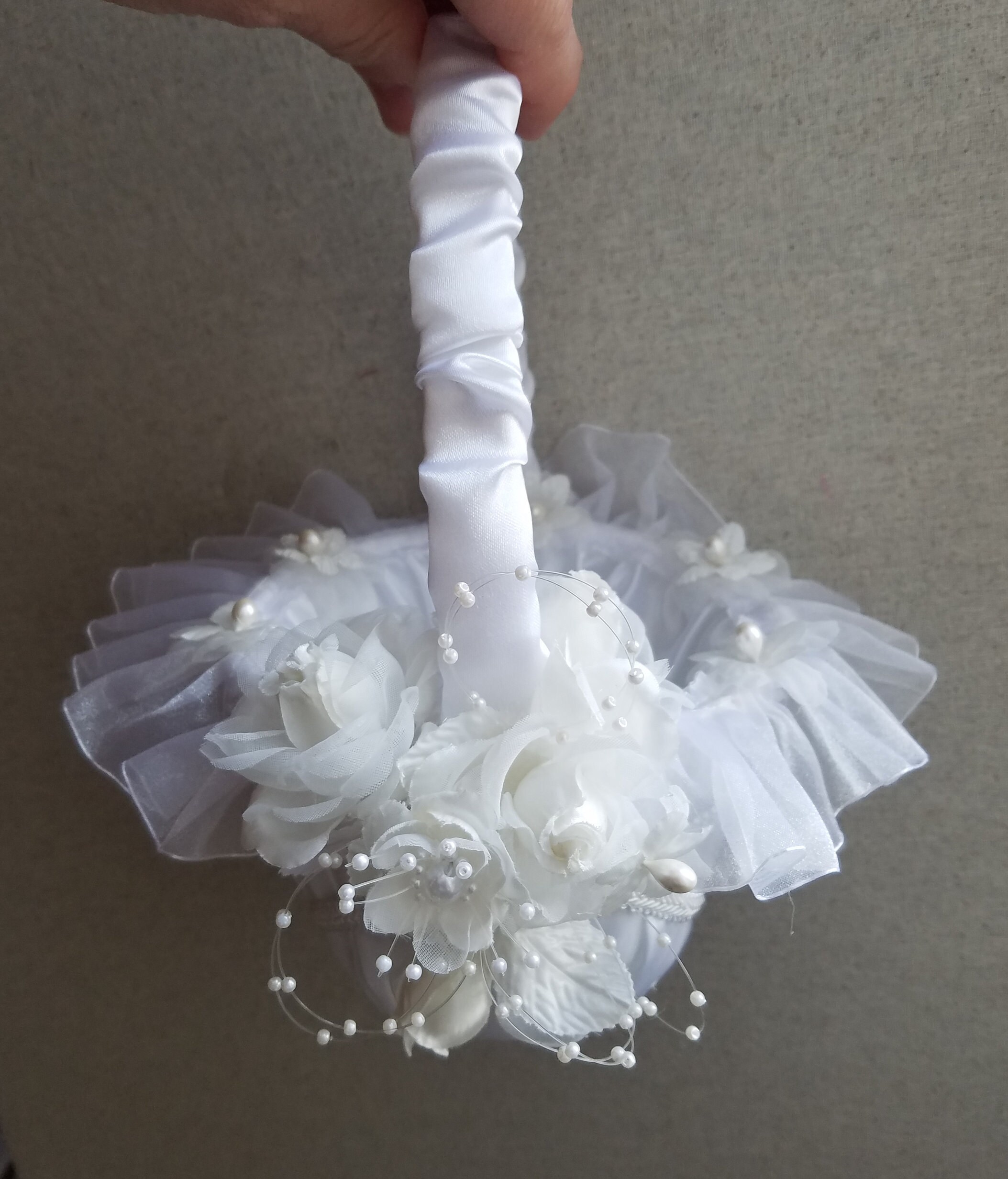 Flower Girl Basket Etsy