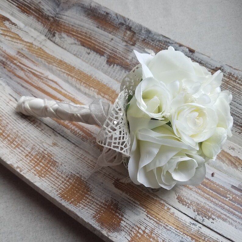 Wedding Toss Bouquet / Throw Away Bouquet Etsy