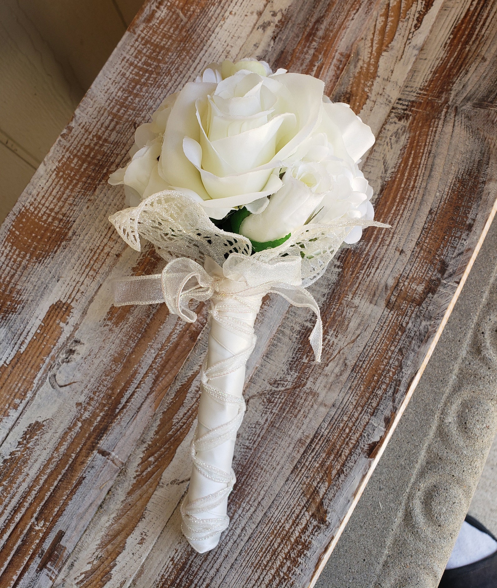 Wedding Toss Bouquet / Throw Away Bouquet Etsy