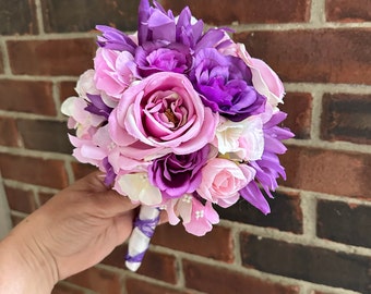 Prom Bouquet/ Pink & Purple Bouquet