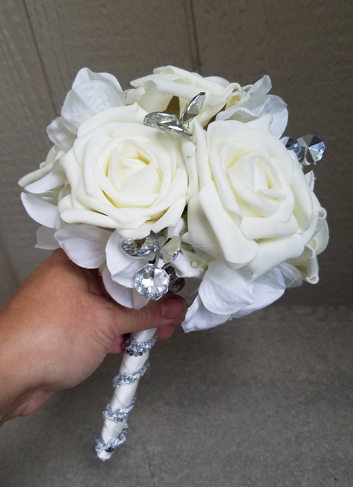 Toss Bouquet / Throw Away Bouquet / Small Bouquet Etsy