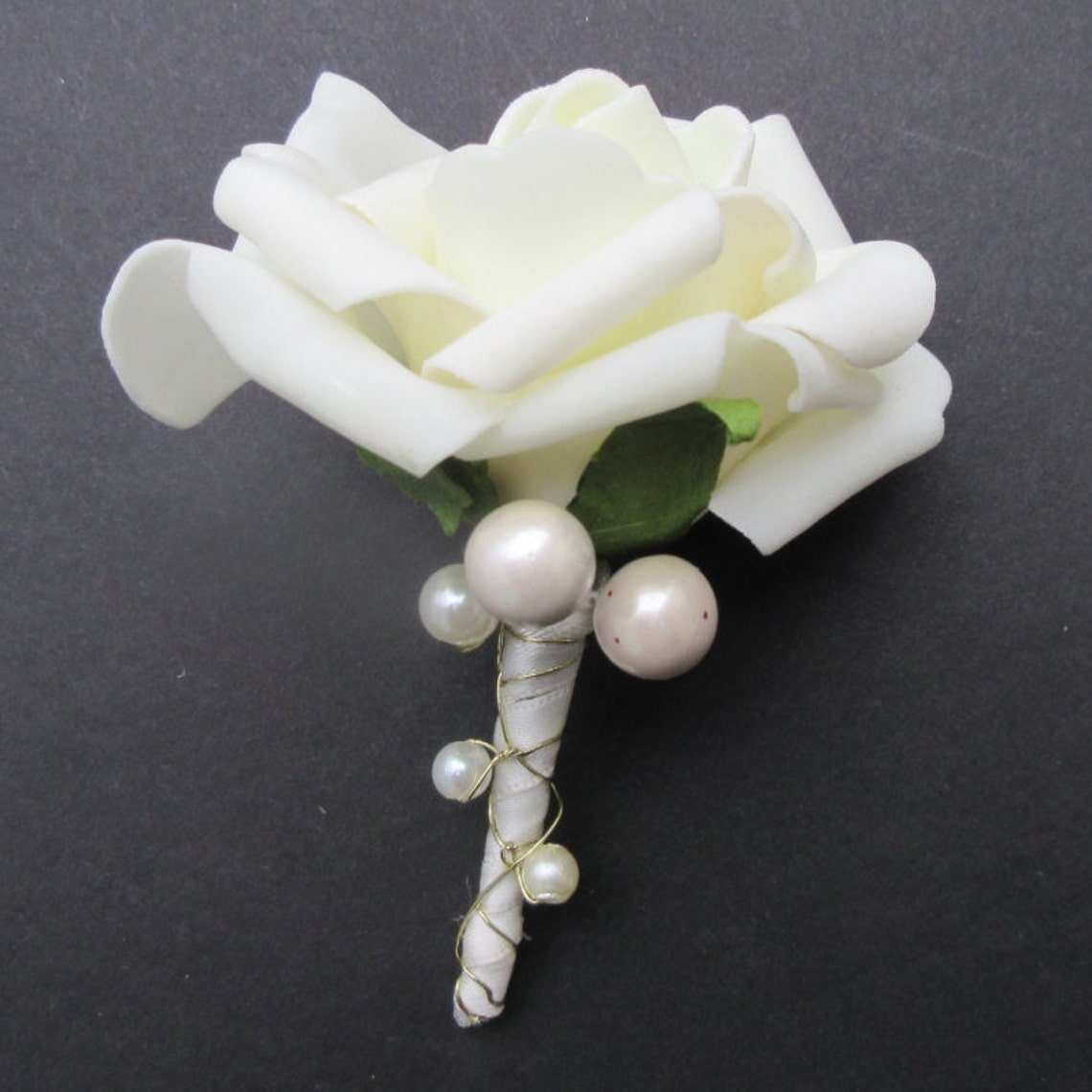 Ivory Garden Rose Bouquet - Etsy