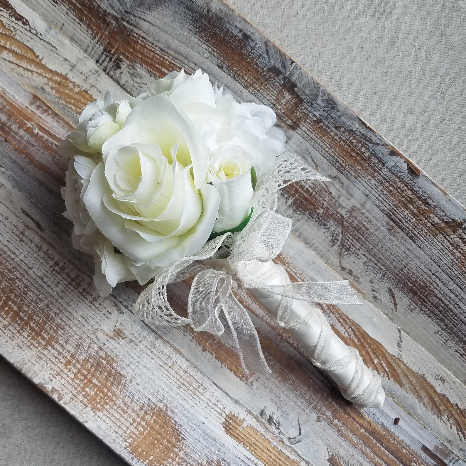 Wedding Toss Bouquet / Throw Away Bouquet Etsy