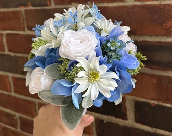 Prom Bouquet/ Small Bouquet/ Blue Bouquet/ Wedding Bouquet