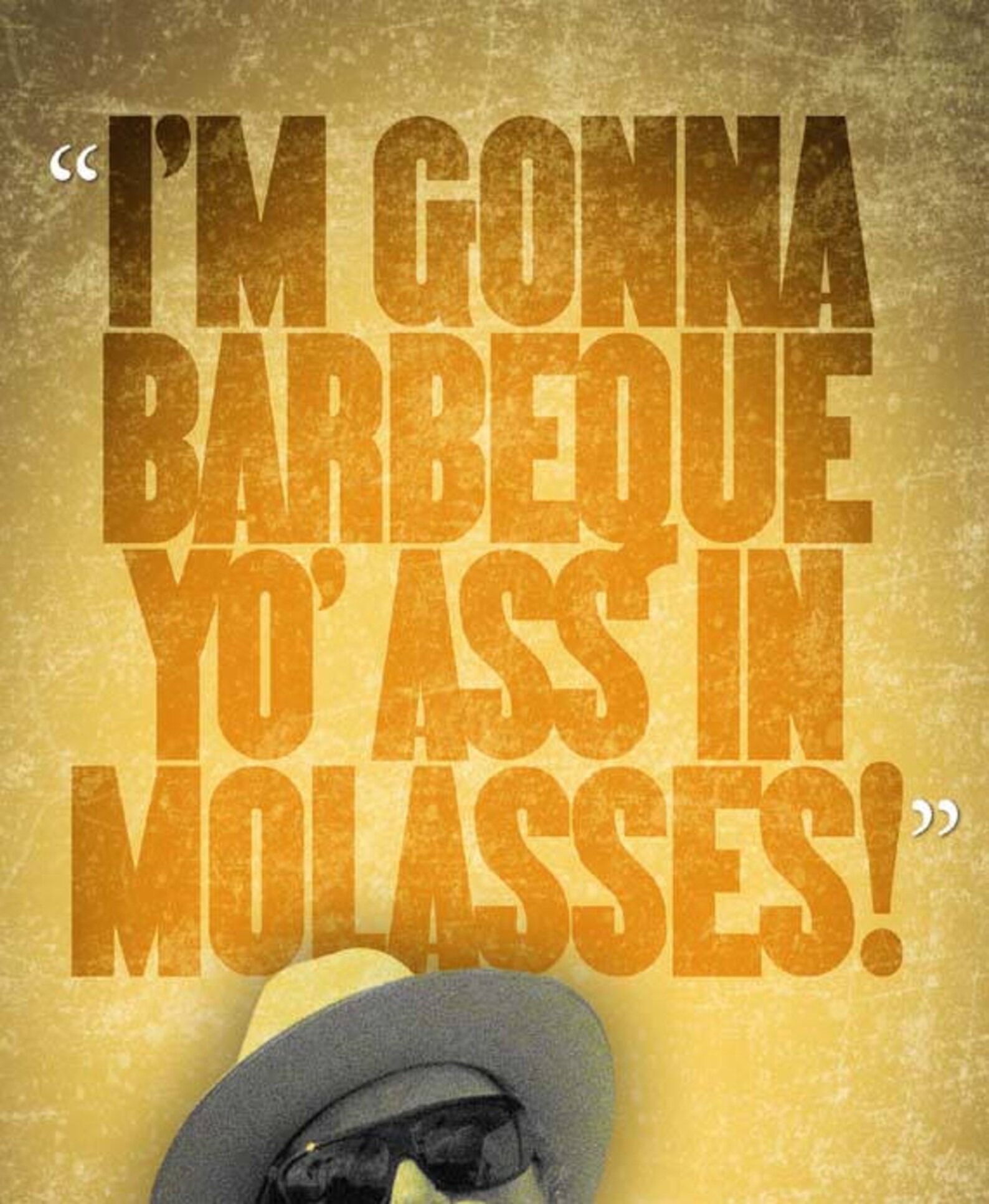 Smokey & The Bandit Molasses Quote Poster Etsy