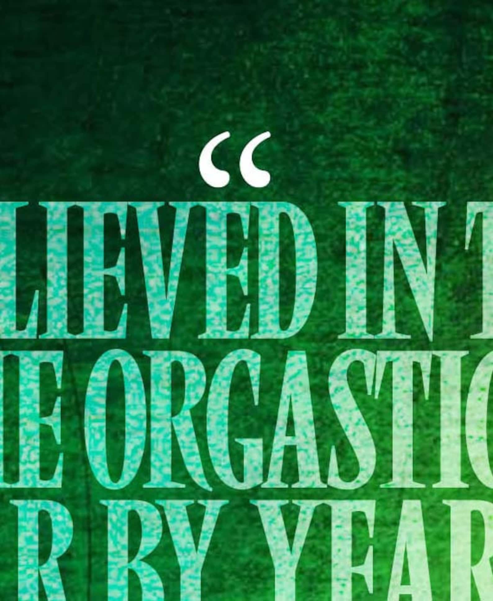 The Great Gatsby green Light Quote Poster Etsy