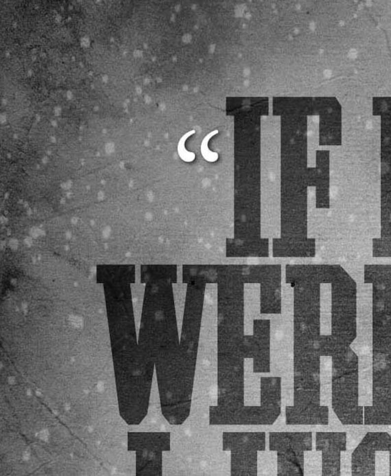 TOMBSTONE Friend Doc Holliday Quote Poster | Etsy