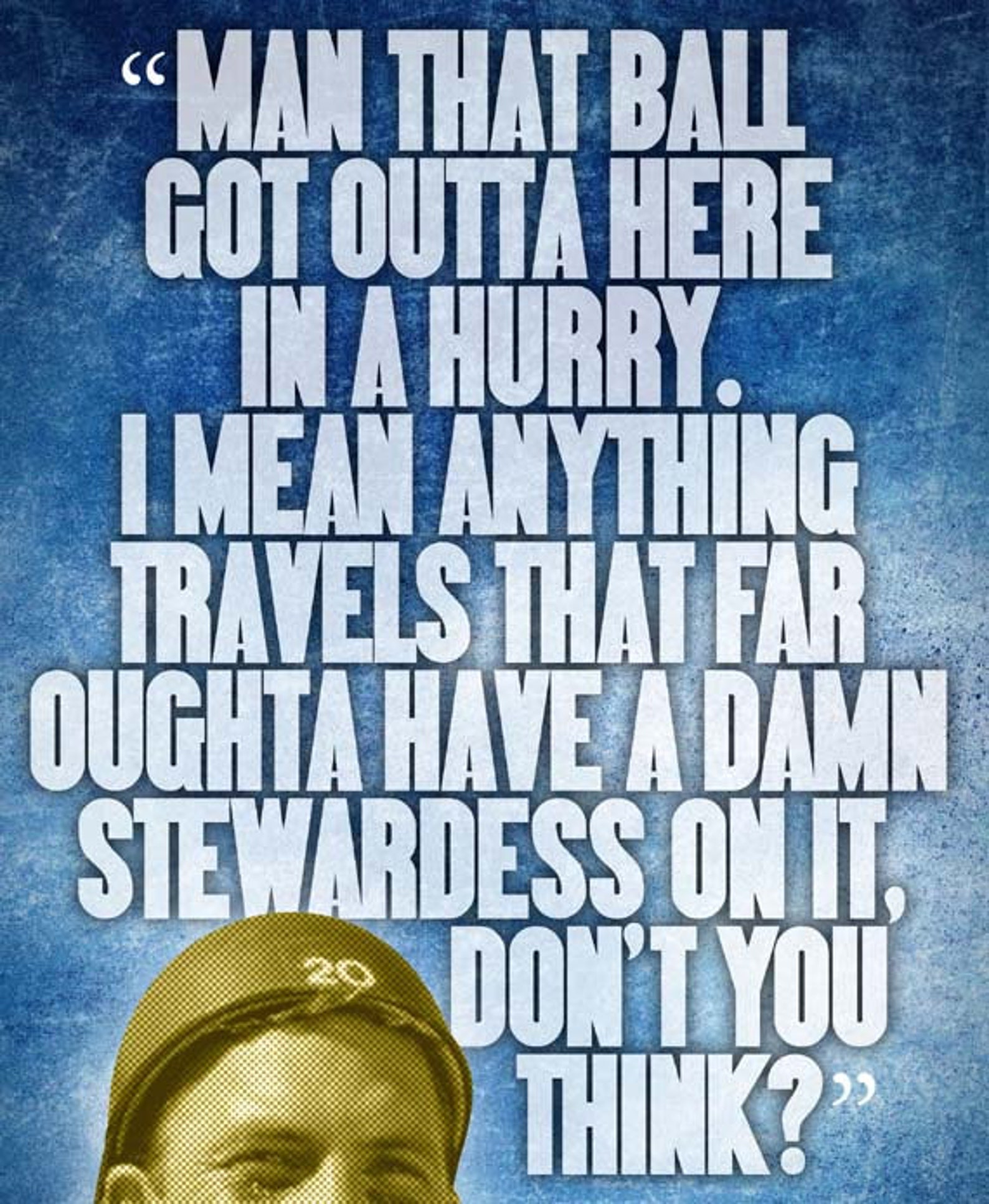 BULL DURHAM Crash Davis stewardess Quote Poster Etsy