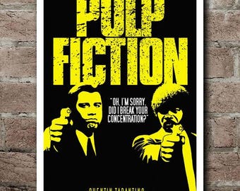 PULP FICTION Movie Quote Poster (12"x18")