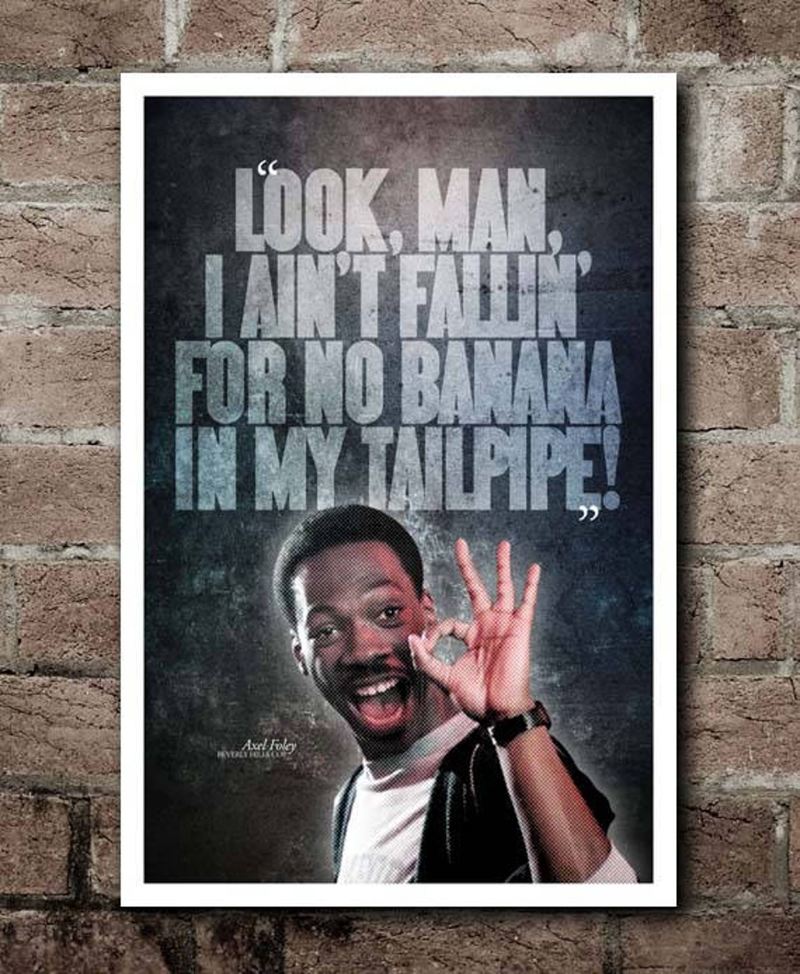 BEVERLY HILLS COP Axel banana in the Tailpipe Etsy