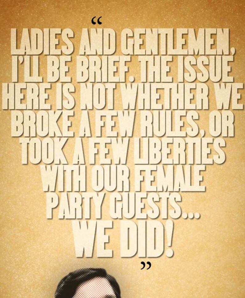 Animal House OTTER ladies and Gentlemen Quote Etsy