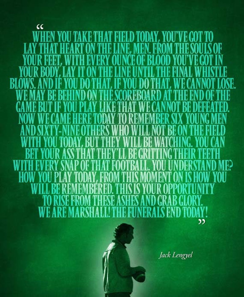 WE ARE MARSHALL Quote Poster 12x18 Etsy