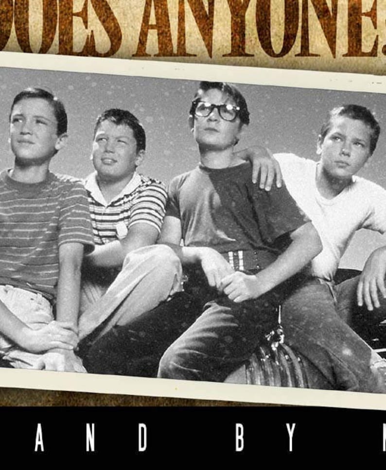 Stand By Me Friends Quote Poster Etsy