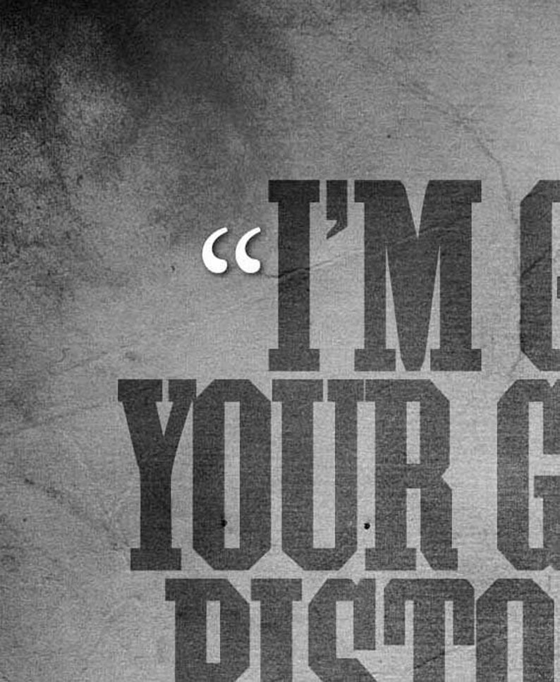 Tombstone i Said Throw Down Boy Wyatt Earp Quote Etsy