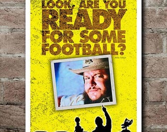 MST3K Laserblast "READY For Some FOOTBALL?" Quote Poster (12"x18")