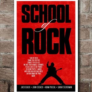 SCHOOL OF ROCK Movie Quote Poster (12&quot;x18&quot;)