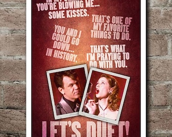 Walk Hard The Dewey Cox Story "LET'S DUET" Song Poster: (12"x18")